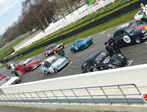 Austin A40 Prepped for Goodwood Members Meeting Test Day