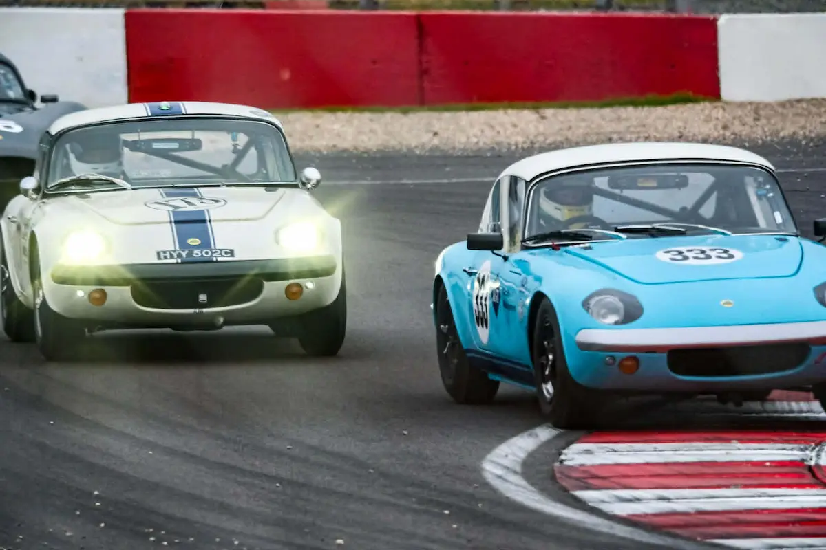 MCR Lotus Elan Pall-Mall Cup Donington-Historic Festival